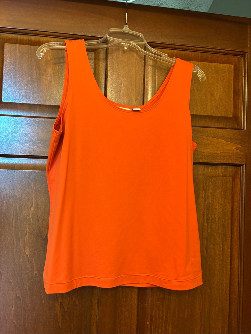 Chico's Orange Scoop Neck Tank. Chicos size 2 (medium).